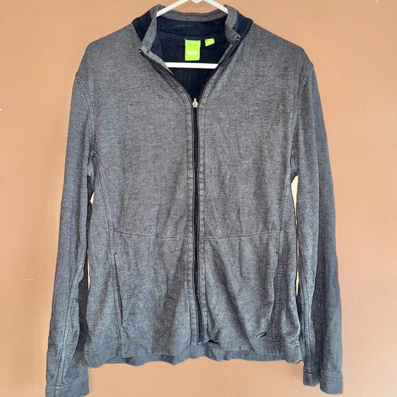 Hugo Boss Men's Modern Fit Full Zip Collared Sweatshirt - M - Picture 1 of 8